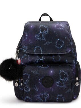 Kipling X Peanuts Weightless Star City Zip Small Backpack